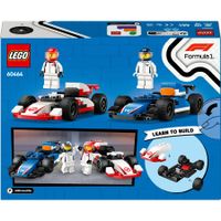 Lego City 60464 Williams Racing e Haas F1: 2 Modelli di Auto con 2 Minifigure - LEGO