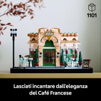 Lego Icons 10362 - Café Francese - Kit Modellismo Fai da Te - LEGO