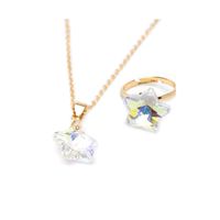 Set Collana Anello e Orecchini Boutique Holographic Star - assortito - Great Pretenders