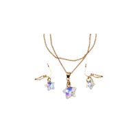 Set Collana Anello e Orecchini Boutique Holographic Star - assortito - Great Pretenders