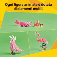 Lego Creator 3in1 31170 - Animali Selvatici - Fenicottero Rosa - LEGO