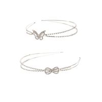 Cerchietto Fiocco-Farfalla con Strass assortito - Great Pretenders