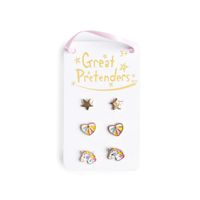 Orecchini Stella-Cuore-Unicorno - Great Pretenders