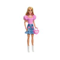 Barbie Grande Amica – Bambola Gigante 71 cm con Look Country Chic e Accessori Inclusi - Barbie