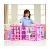 Barbie Armadio dei Sogni – Bambola con 25 Vestiti e Accessori, Set Moda con 3 Look Completi - Barbie
