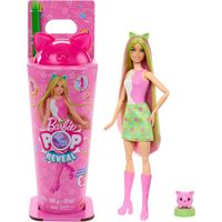 Barbie Pop Reveal Frullati – Bambola con Cerchietto, Cucciolo e 8 Sorprese a Tema Smoothie - Barbie
