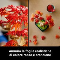 LEGO Botanicals 10348 Bonsai acero rosso - LEGO