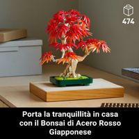 LEGO Botanicals 10348 Bonsai acero rosso - LEGO