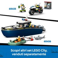 LEGO City 60457 Officina auto polizia: modulare, 4 minifigure - LEGO