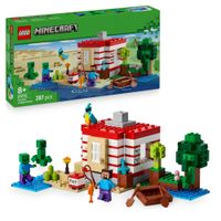 LEGO Minecraft 21275 Casa giungla esplosiva: tnt, barca, 3 personaggi - LEGO, Minecraft