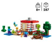 LEGO Minecraft 21275 Casa giungla esplosiva: tnt, barca, 3 personaggi - LEGO, Minecraft