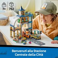 LEGO City 60469 Stazione centrale: veicolo, ascensore, binario - LEGO