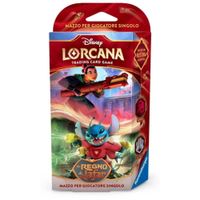 Starter Deck Rubino e Acciaio Mulan & Stitch, Lorcana Il Regno di Jafar - Disney Lorcana