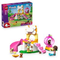 LEGO Friends 42665 Parco giochi cuccioli: scivolo, 2 mini bamboline - LEGO