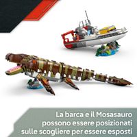LEGO Jurassic World 76974 Attacco del Mosasauro - Jurassic World, LEGO