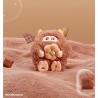 Peluche portachiavi Giggle Monster 12,5 cm, collezionabile, in blind box con personaggio raro - Giggle Monster