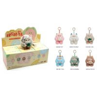 Peluche portachiavi Giggle Monster 12,5 cm, collezionabile, in blind box con personaggio raro - Giggle Monster