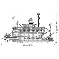 LEGO Ideas 21356 Battello A Vapore Fluviale - LEGO