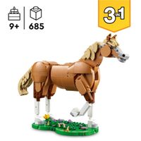 LEGO Creator 31166 Cavallo 3 in 1 Trasformabile in Orso O Cervo - LEGO
