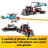 LEGO Creator 31146 3 in 1 Autocarro con Elicottero - LEGO