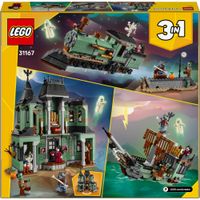 LEGO Creator 31167 Villa Spettrale 3 in 1: Nave Fantasma O Treno - LEGO
