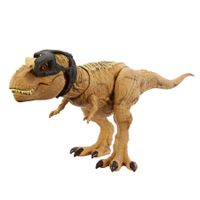Jurassic World T-Rex Caccia e Divora, Action Figure con Suoni e Doppio Morso, Mattel - Jurassic World