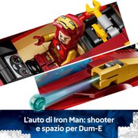 LEGO Marvel 76310 Auto di Iron Man Car e Black Panther Contro Hulk Rosso - LEGO, Marvel