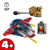 LEGO Marvel 76319 Capitan America vs Thanos con Aereo - LEGO, Marvel