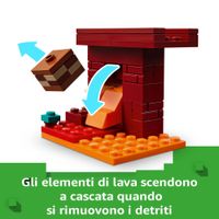 LEGO Minecraft 21266 Battaglia Sul Ponte Del Nether - LEGO, Minecraft