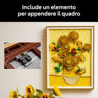 LEGO Art 31215 Van Gogh Girasoli Quadro 3D Da Costruire, da collezione - LEGO
