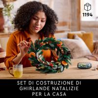 LEGO Icons 10340 Ghirlanda Decorazione Natalizia - LEGO