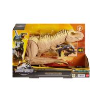Jurassic World T-Rex Caccia e Divora, Action Figure con Suoni e Doppio Morso, Mattel - Jurassic World