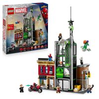 LEGO Marvel 76324 Spider-Man vs Oscorp con Moto e 8 Minifigure - LEGO, Marvel