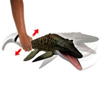 Jurassic World Mosasauro Morso Letale - Dinosauro Snodato con Mini Dilofosauro – Mattel - Jurassic World