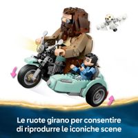 LEGO Harry Potter 76443 Sidecar Hagrid e Harry Moto Giocattolo con Edvige - Harry Potter, LEGO