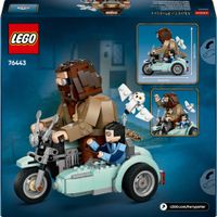 LEGO Harry Potter 76443 Sidecar Hagrid e Harry Moto Giocattolo con Edvige - Harry Potter, LEGO