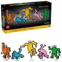 LEGO Art Keith Haring 31216, Opera Da Parete con Figure Danzanti, da collezione - LEGO