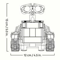 LEGO 43279 Wall-e e Eve, Set Modellismo Per Adulti - Disney, LEGO