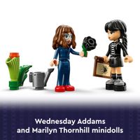 LEGO Wednesday 76784 Fiore di Dalia Nero con 2 Bamboline - LEGO