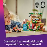 LEGO Friends 42648 Santuario Panda: Casa Albero, Veicolo, 2 Bambole - LEGO