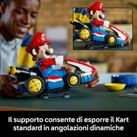 LEGO 72037 Mario Kart con Mario e Kart, Modellino Da Esposizione - LEGO, Super Mario