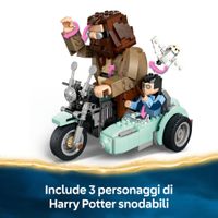 LEGO Harry Potter 76443 Sidecar Hagrid e Harry Moto Giocattolo con Edvige - Harry Potter, LEGO