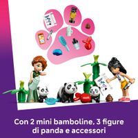 LEGO Friends 42648 Santuario Panda: Casa Albero, Veicolo, 2 Bambole - LEGO