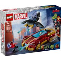 LEGO Marvel 76310 Auto di Iron Man Car e Black Panther Contro Hulk Rosso - LEGO, Marvel