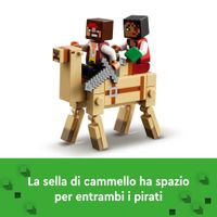 LEGO Minecraft 21259 Il Viaggio Del Galeone dei Pirati - LEGO, Minecraft