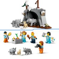 LEGO City 60471 Grande Camion Artico: Laboratorio, Motoslitta - LEGO