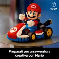 LEGO 72037 Mario Kart con Mario e Kart, Modellino Da Esposizione - LEGO, Super Mario