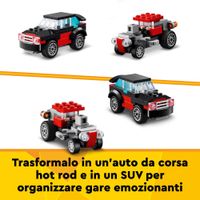 LEGO Creator 31146 3 in 1 Autocarro con Elicottero - LEGO