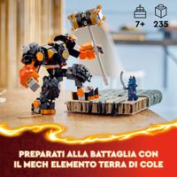 LEGO Ninjago 71806 Mech Elemento di Terra di Cole - LEGO