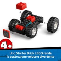 LEGO City 60461 Trattore Agricolo Rosso con Rimorchio e Pecore - LEGO